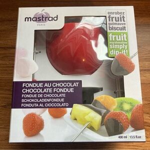 NIB Mastrad Paris Mini Chocolate Fondue Set